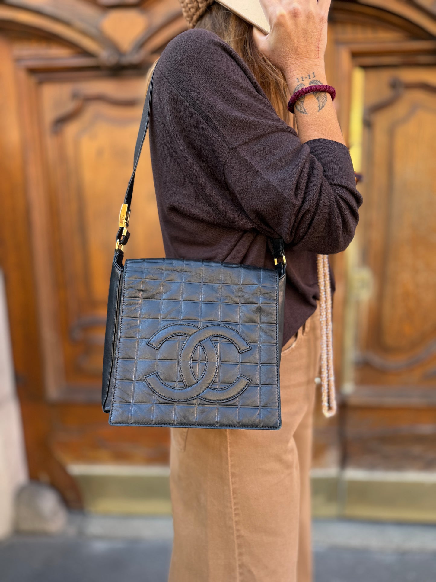 Borsa Chanel “chocolate bar” vintage