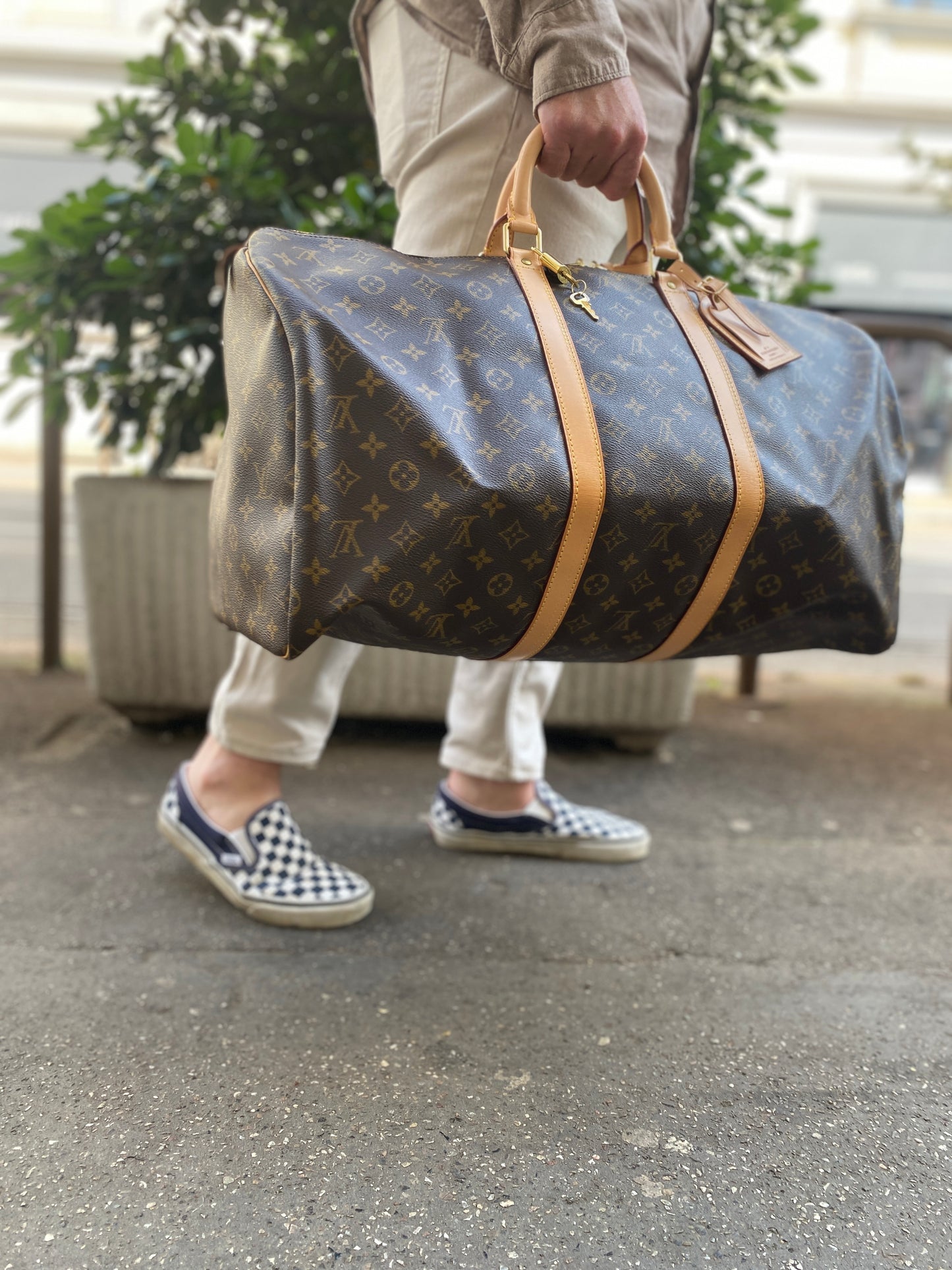 BORSONE KEEPALL 55 LOUIS VUITTON