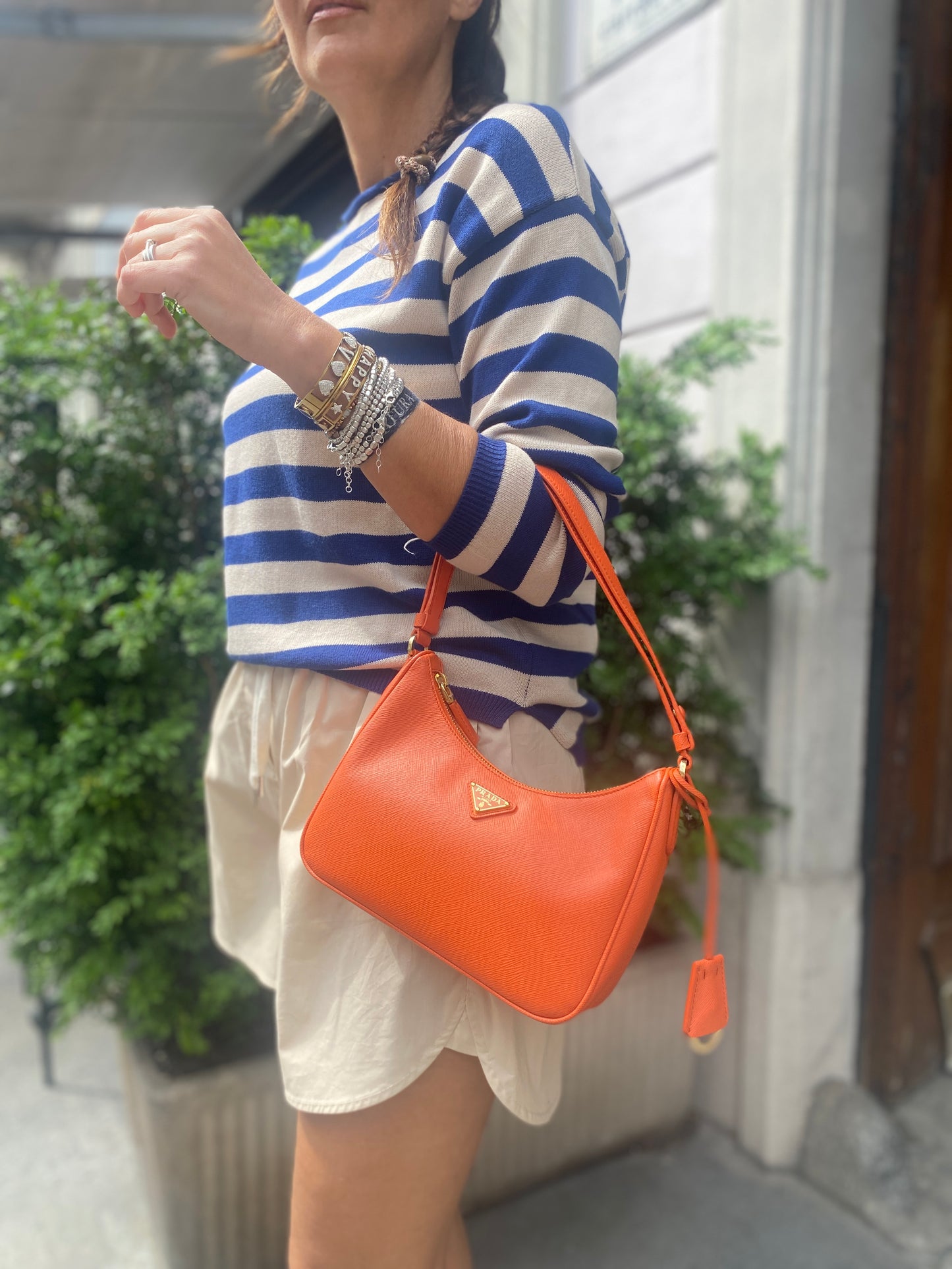 BORSA PRADA REEDITION ARANCIONE