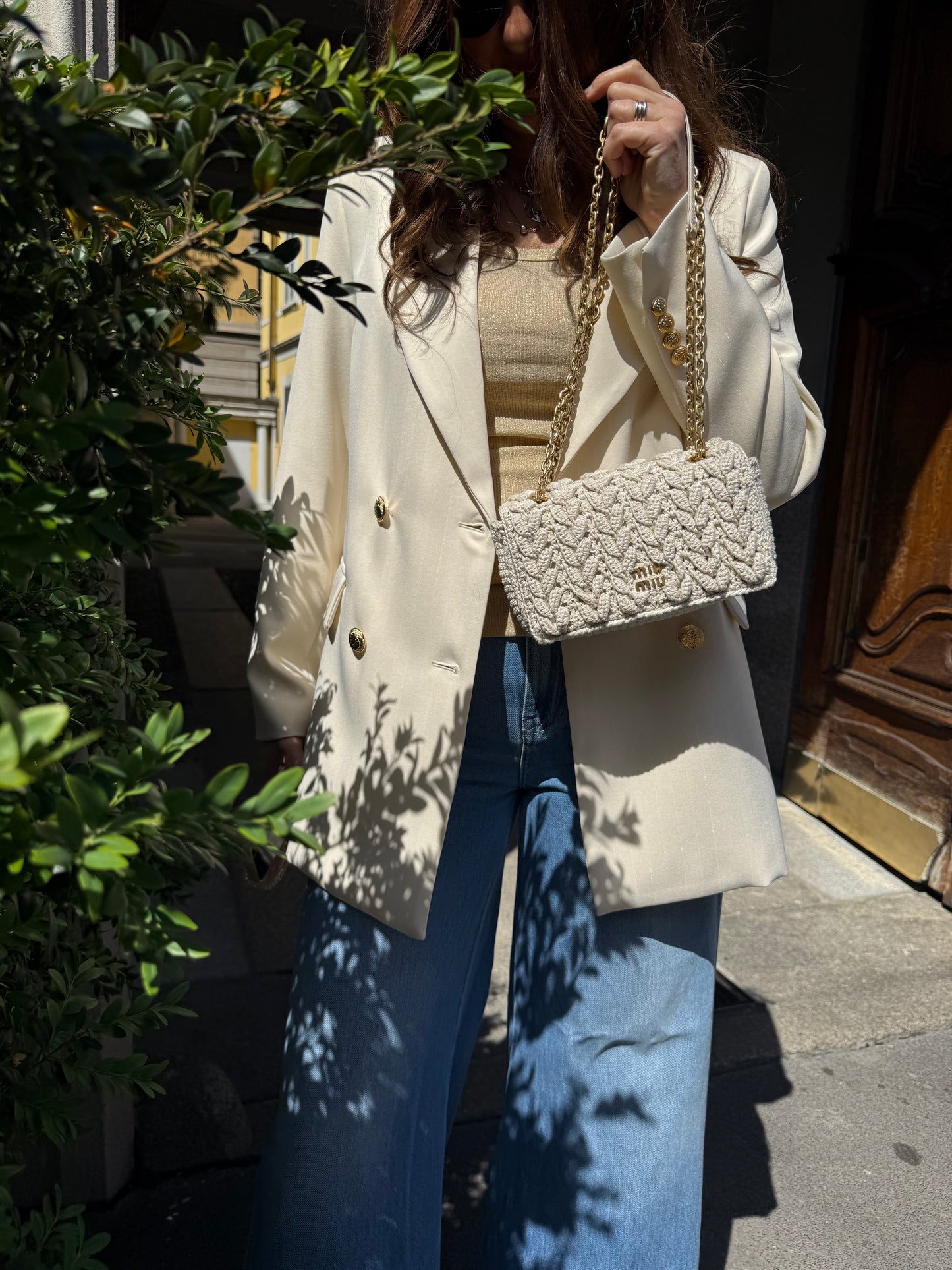 Borsa Miu Miu cotone