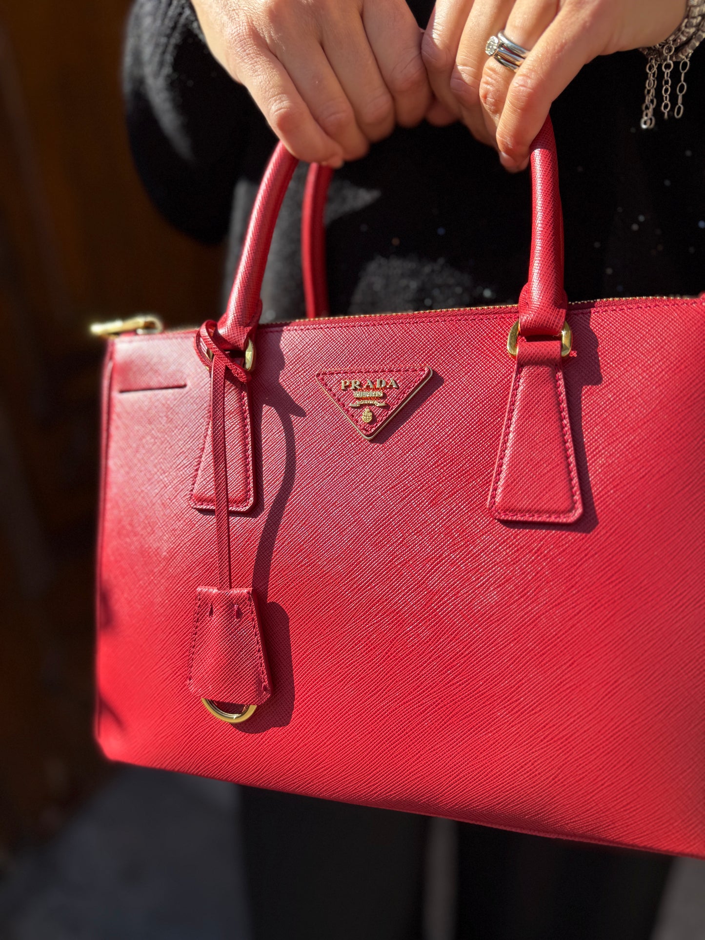 Prada “Galleria” small rossa