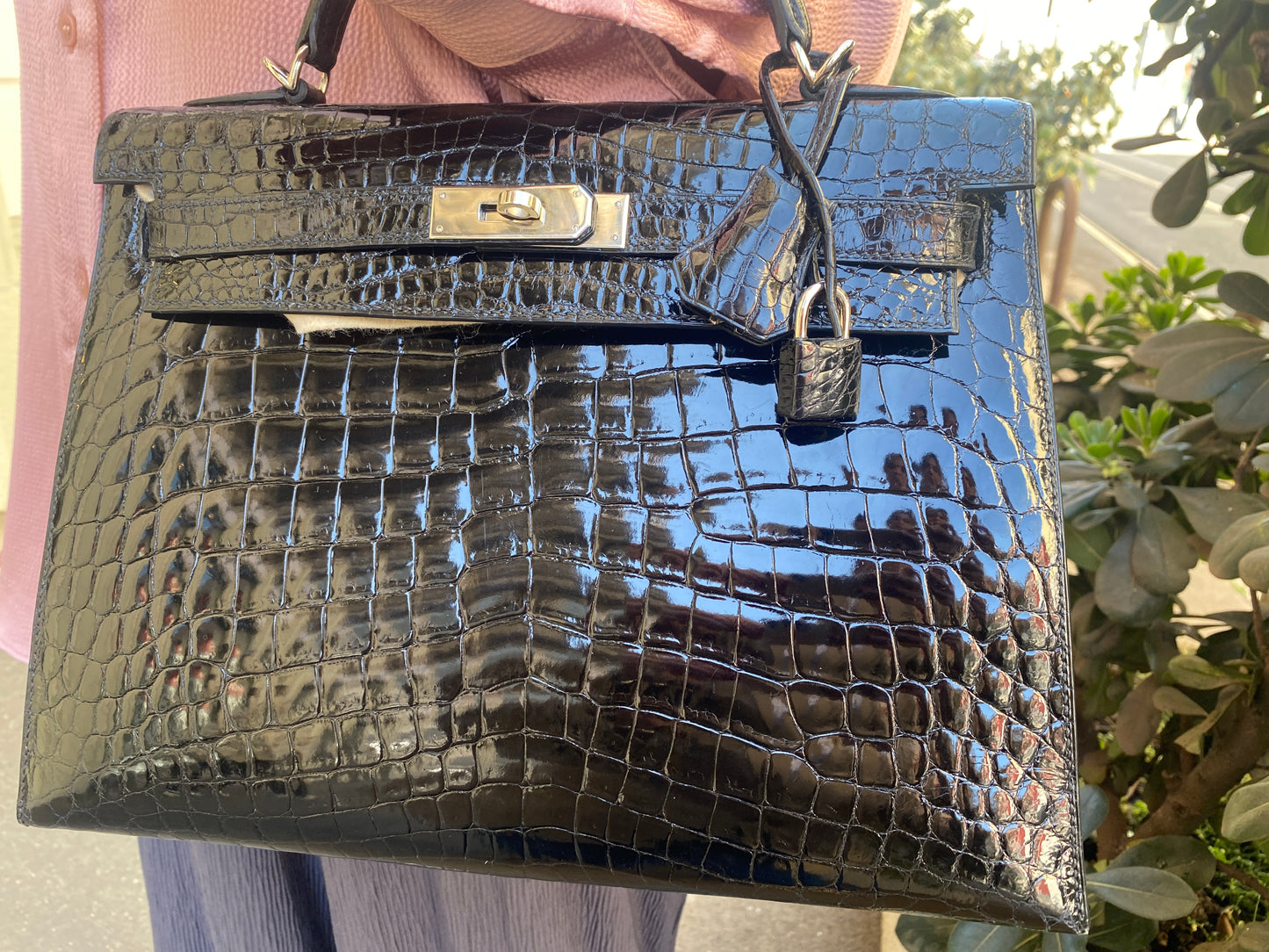 BORSA KELLY 28 HERMÈS COCCODRILLO