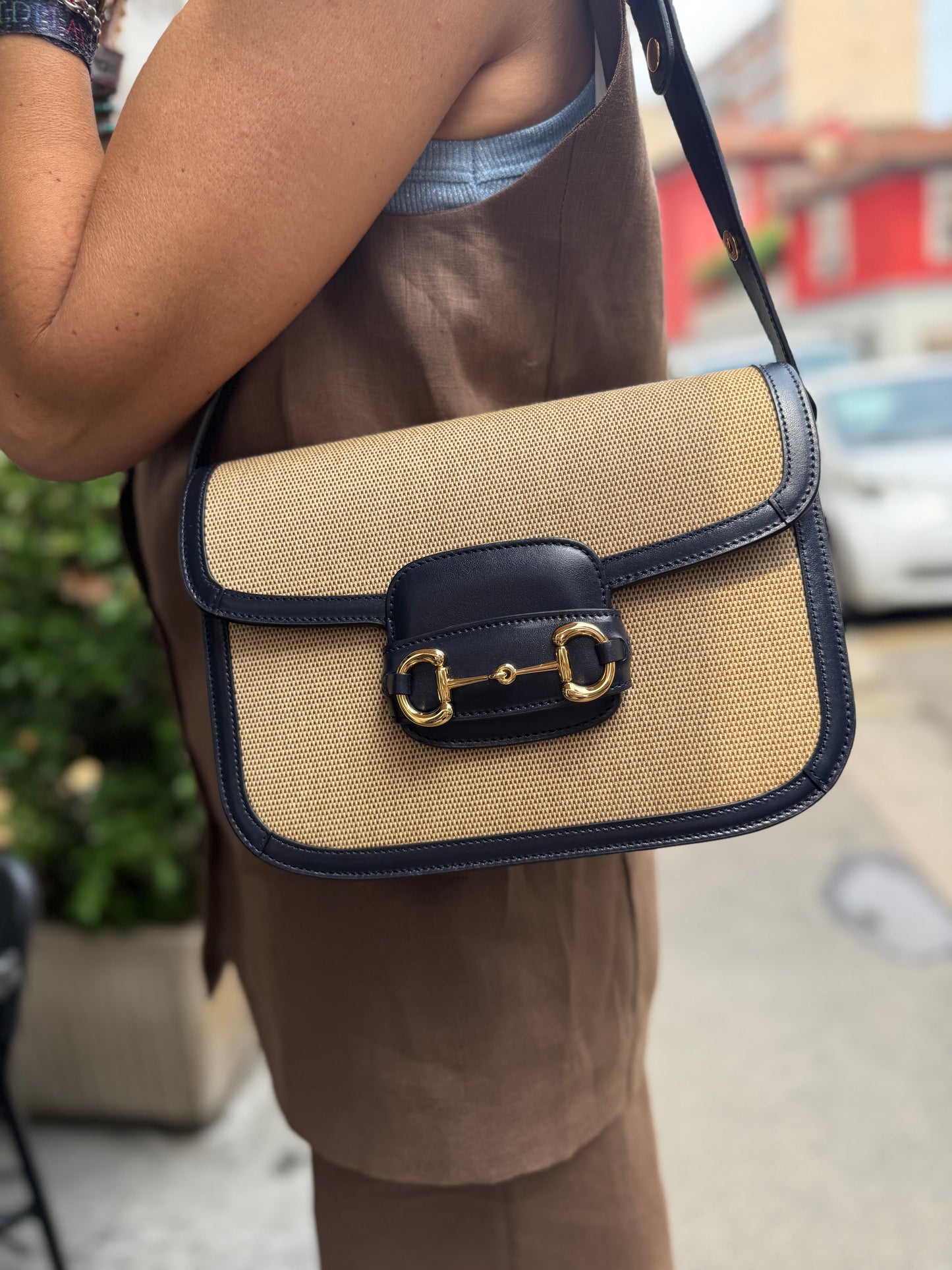 BORSA GUCCI HORSEBIT 1955 CANVAS
