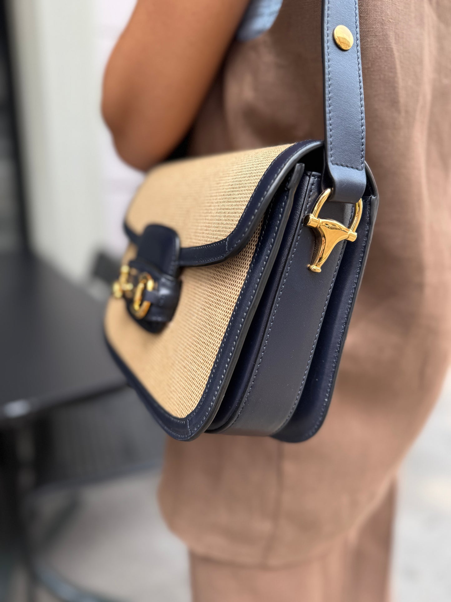 BORSA GUCCI HORSEBIT 1955 CANVAS