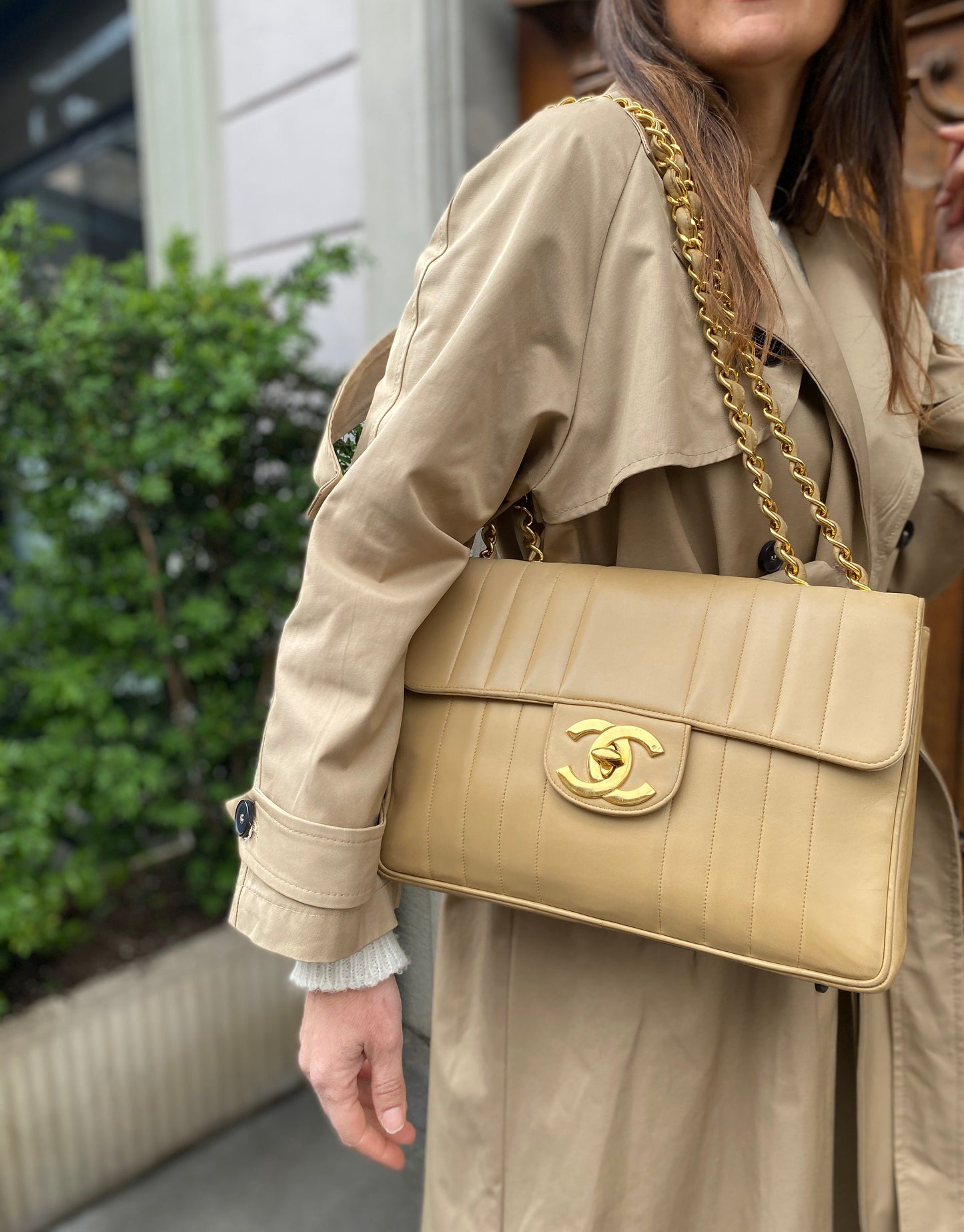 CHANEL MAXI JUMBO PELLE