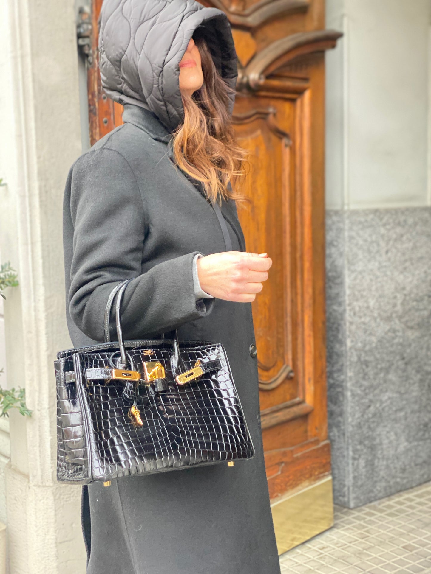 BIRKIN HERMES IN COCCODRILLO