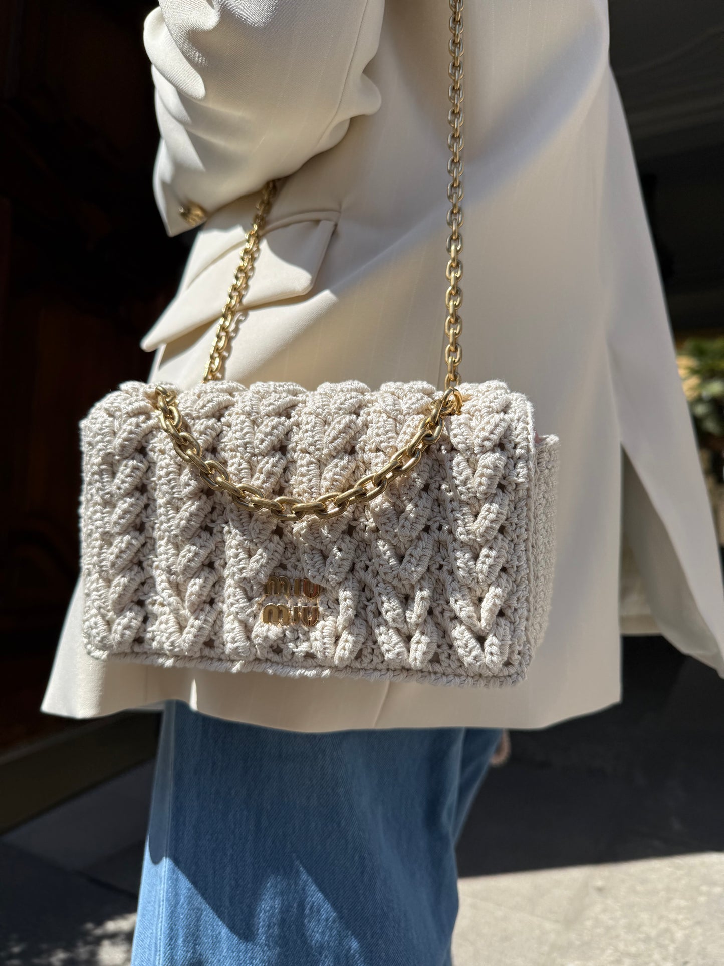 Borsa Miu Miu cotone
