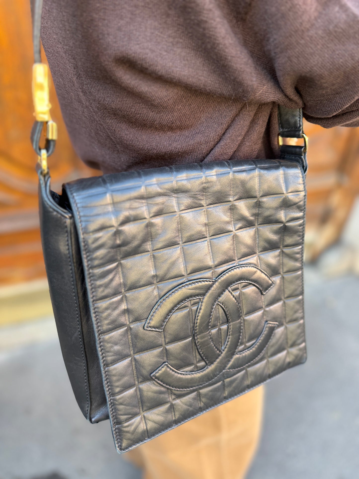 Borsa Chanel “chocolate bar” vintage