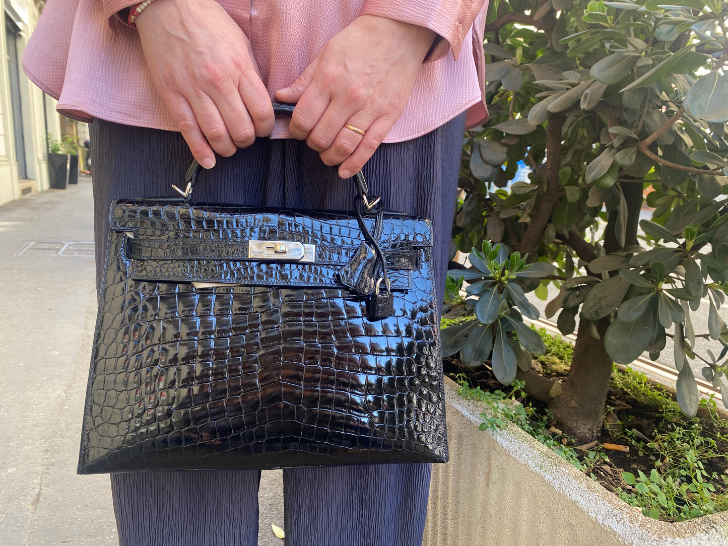 BORSA KELLY 28  HERMÈS COCCODRILLO