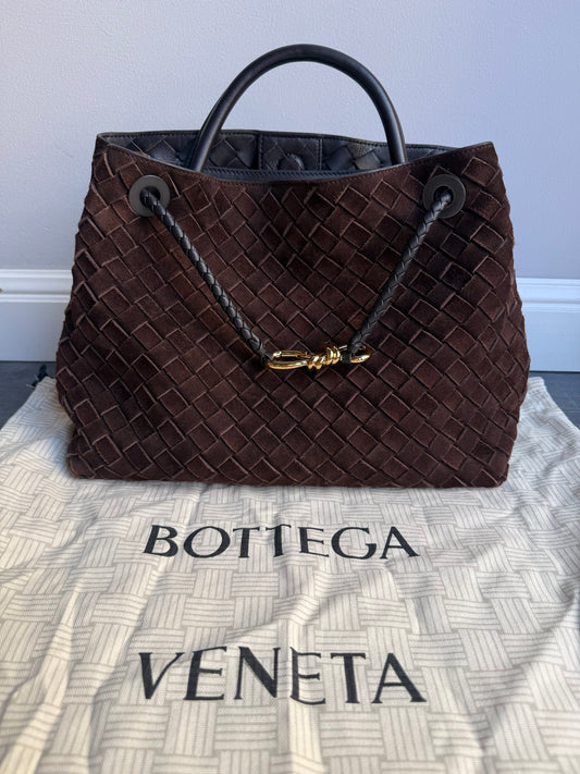 Borsa Bottega Veneta “Andiamo” velluto