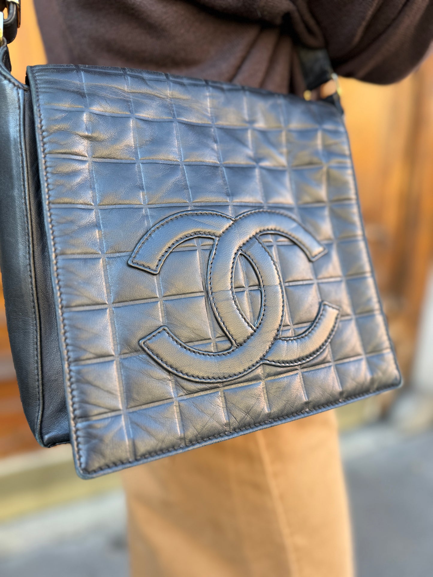 Borsa Chanel “chocolate bar” vintage