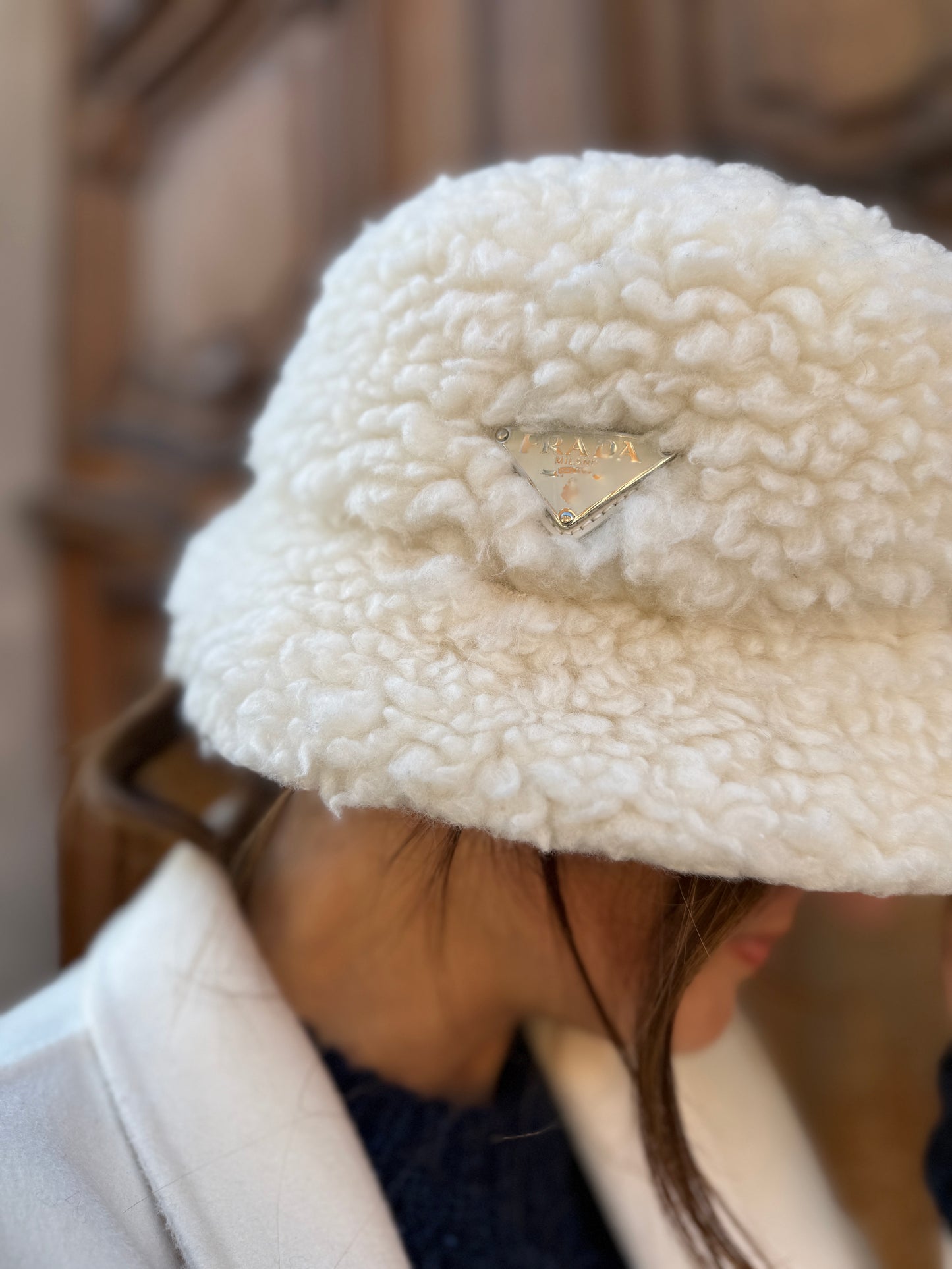 Cappello Prada boucle’