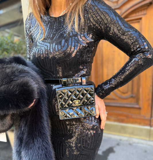 Cintura Chanel con borsetta