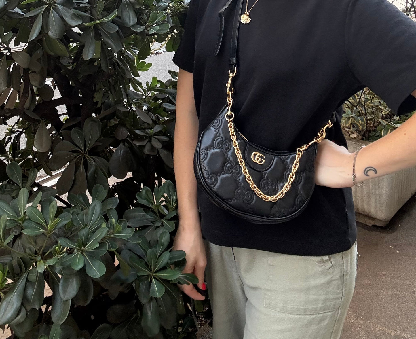 Borsa Gucci pelle loggata