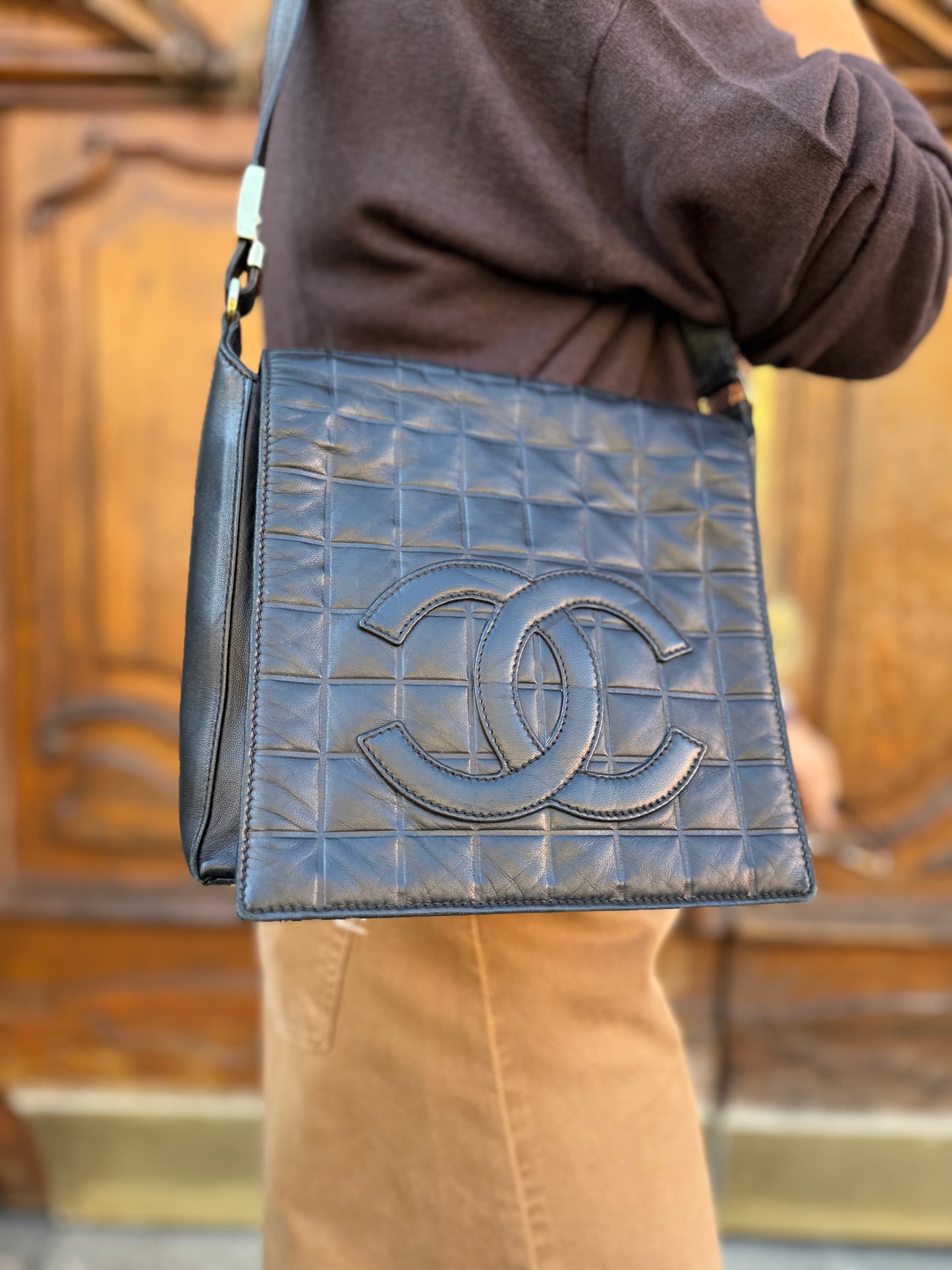 Borsa Chanel “chocolate bar” vintage