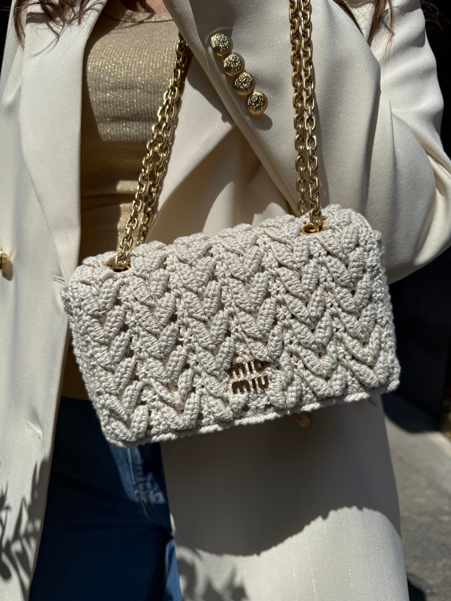 Borsa Miu Miu cotone