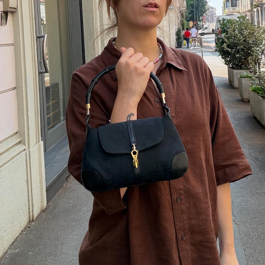 Borsa Gucci mini Jackie bambù