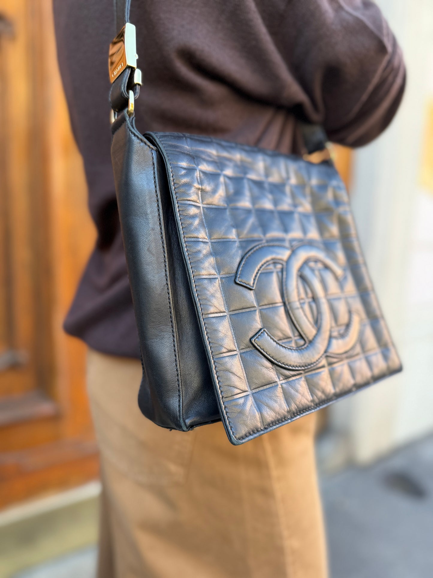 Borsa Chanel “chocolate bar” vintage