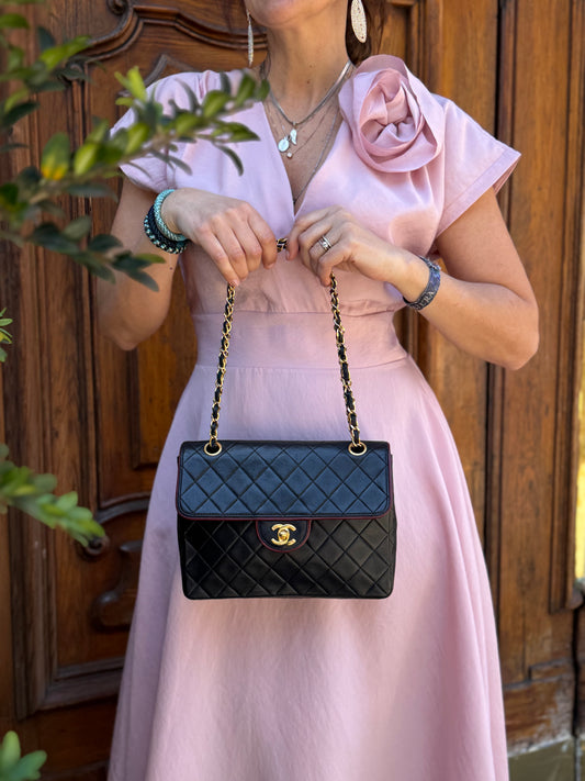 Borsa Chanel vintage bicolor