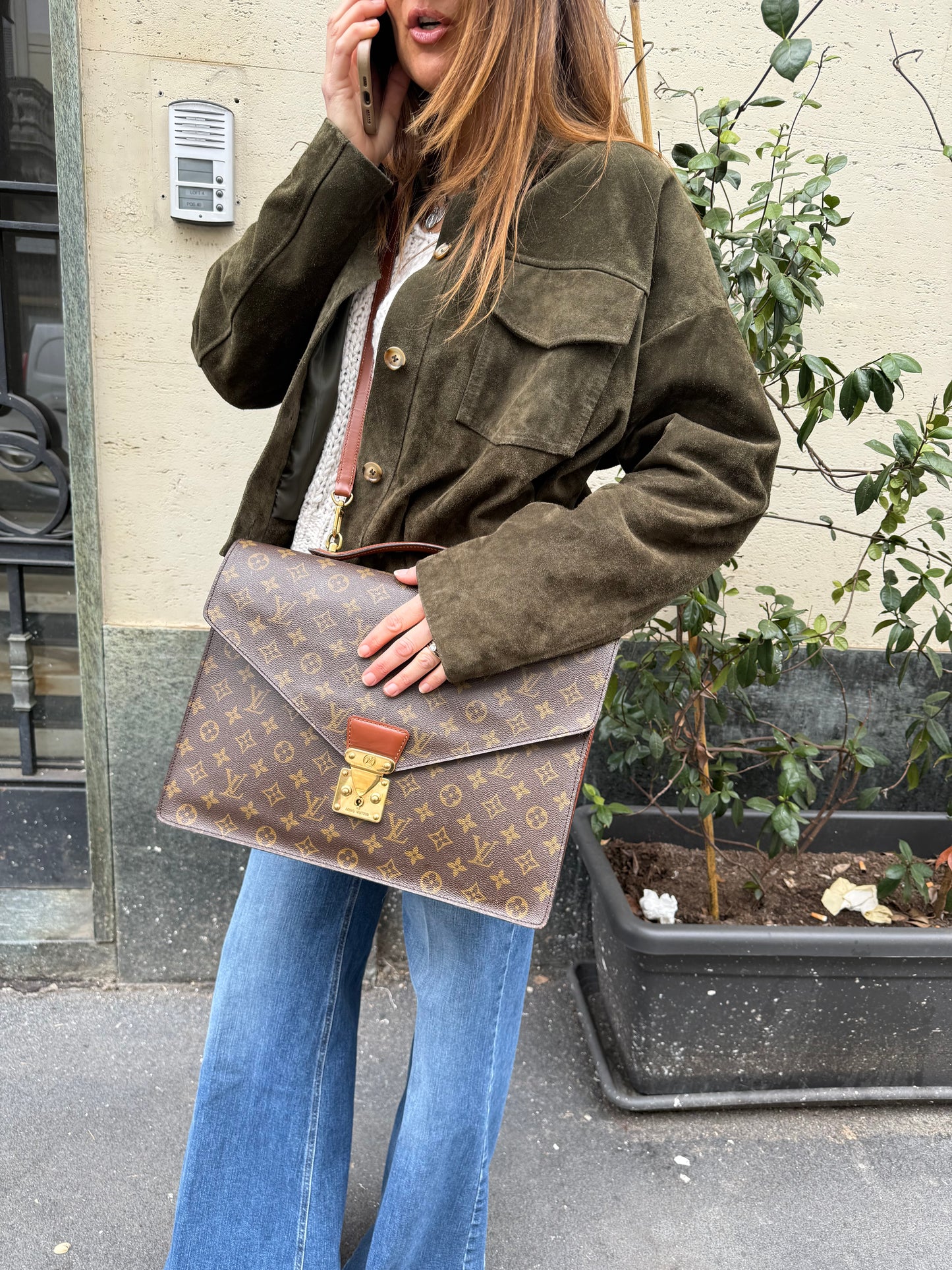 Cartella vintage Louis Vuitton
