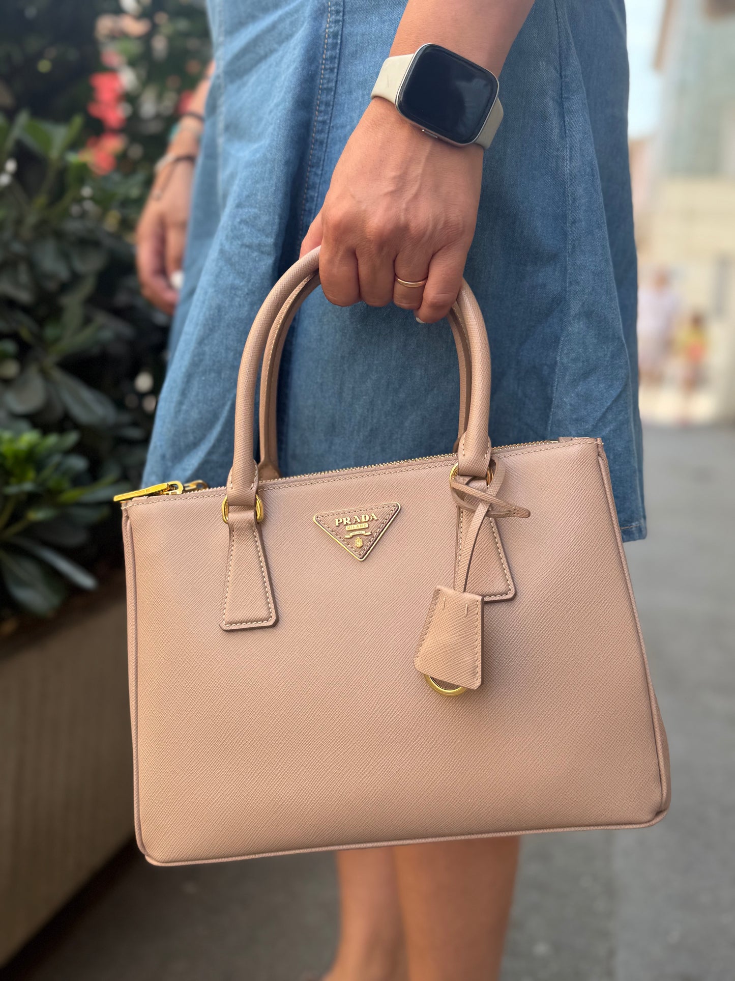 Borsa Prada Galleria medium cameo