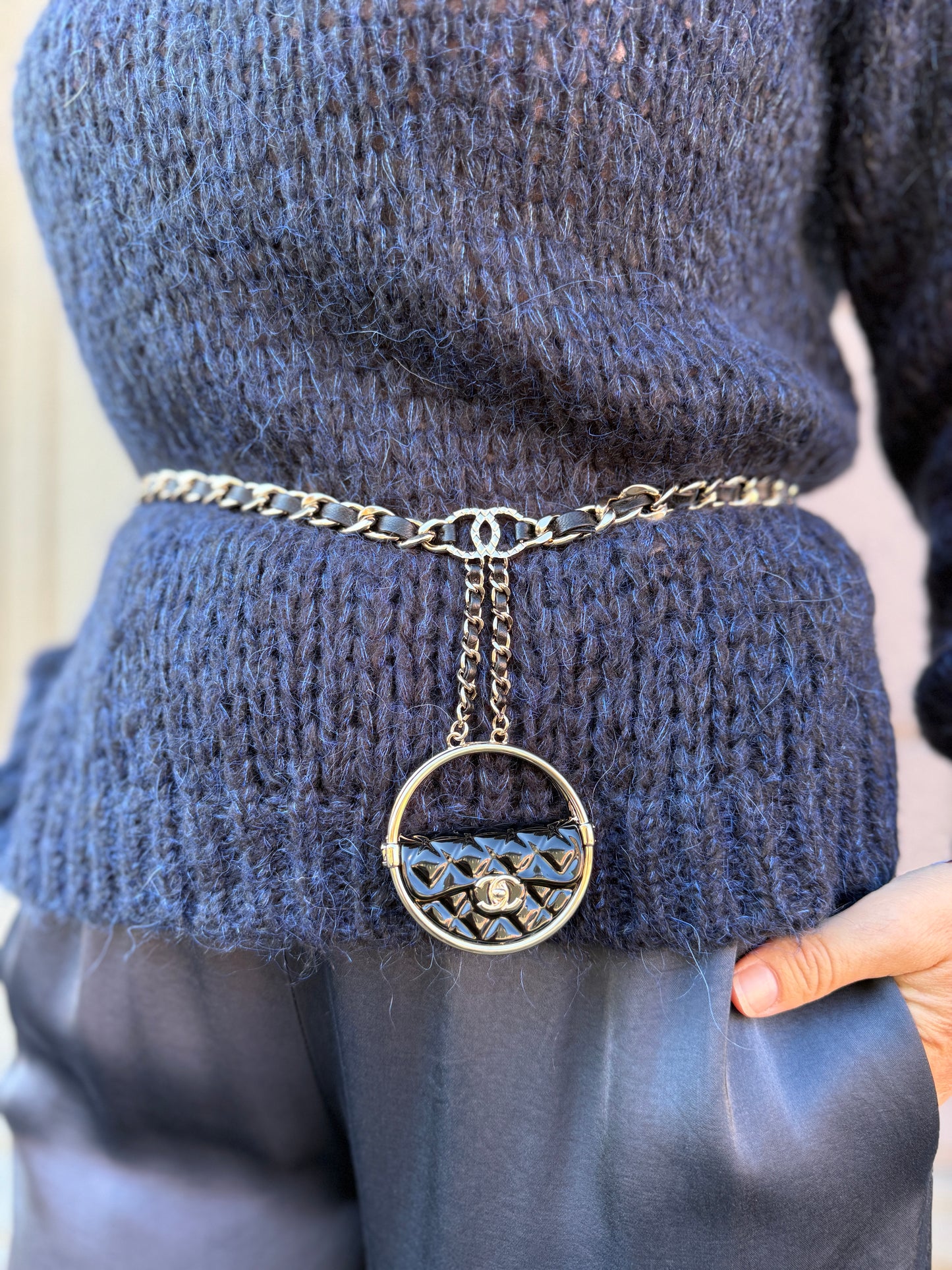 Cintura Chanel borsetta