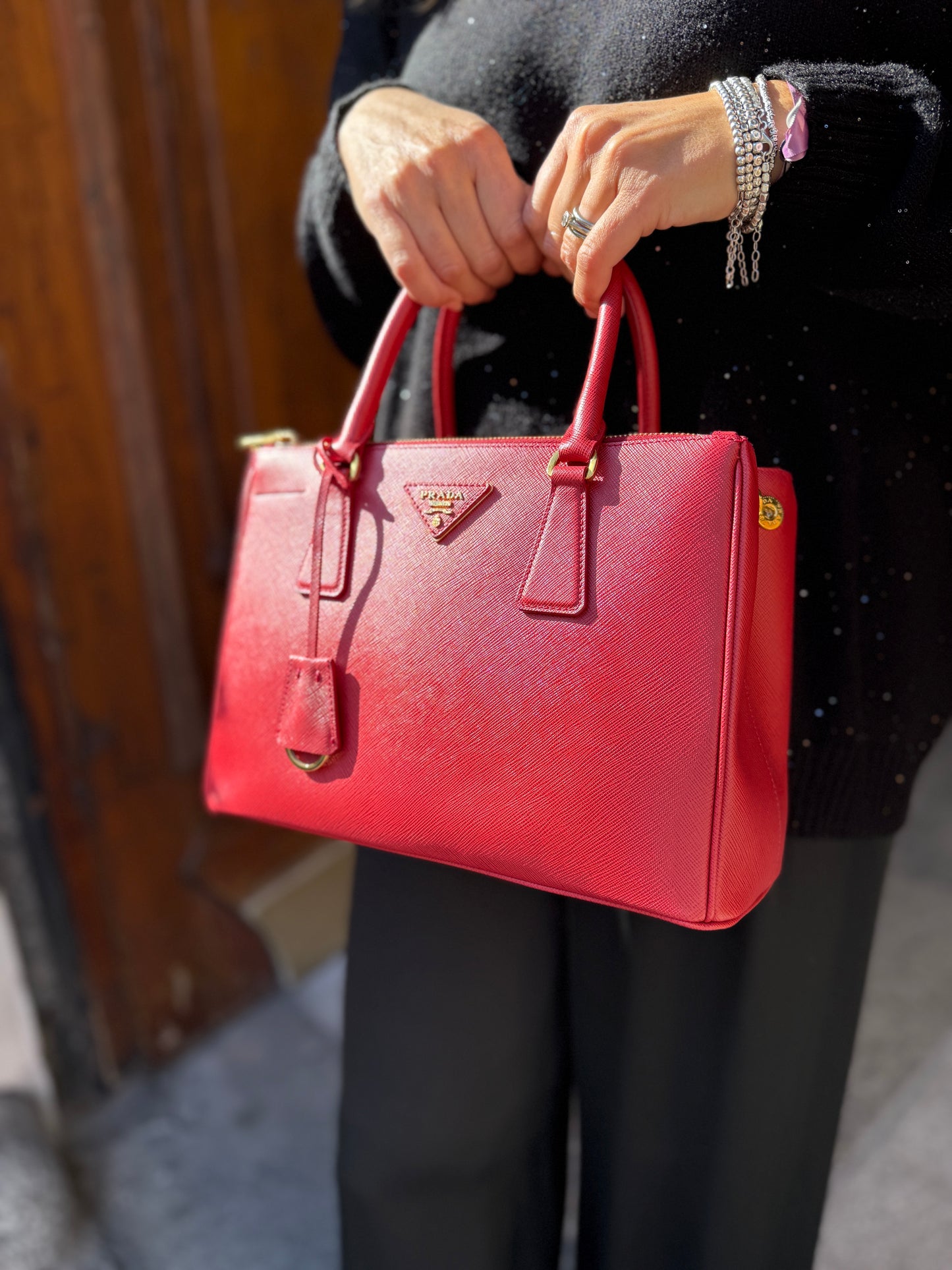 Prada “Galleria” small rossa