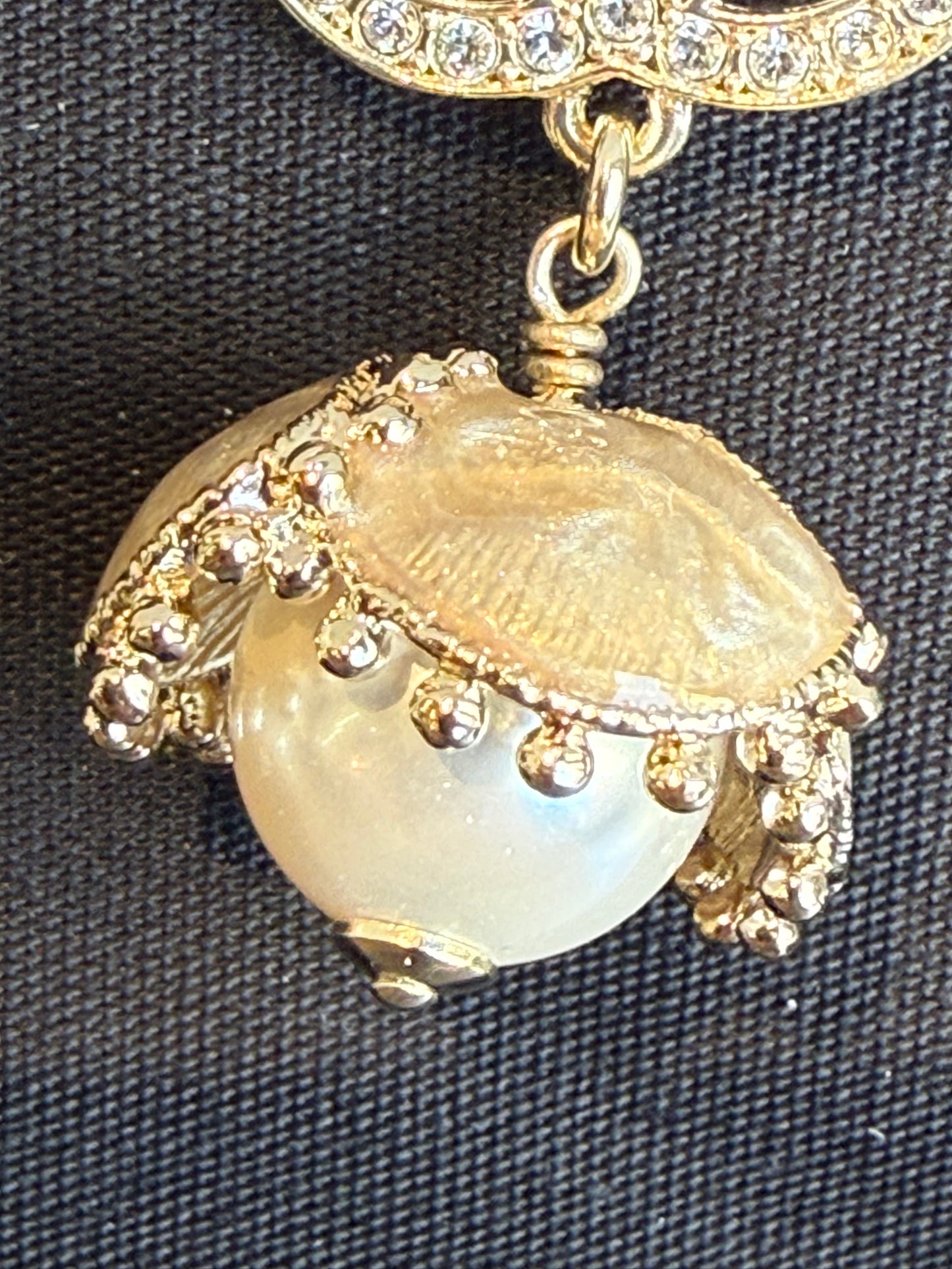 Orecchini Chanel Camelia pendente