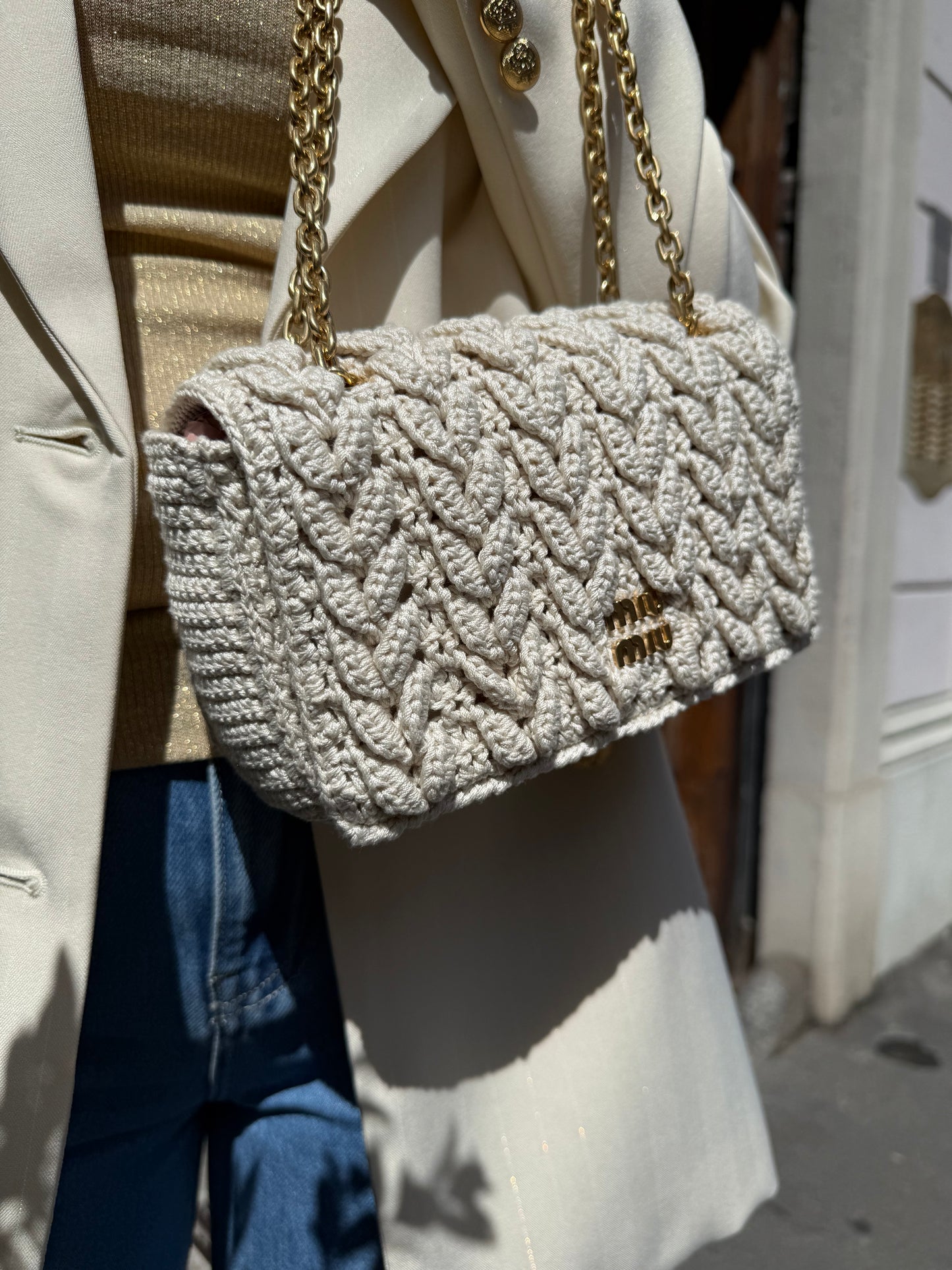 Borsa Miu Miu cotone
