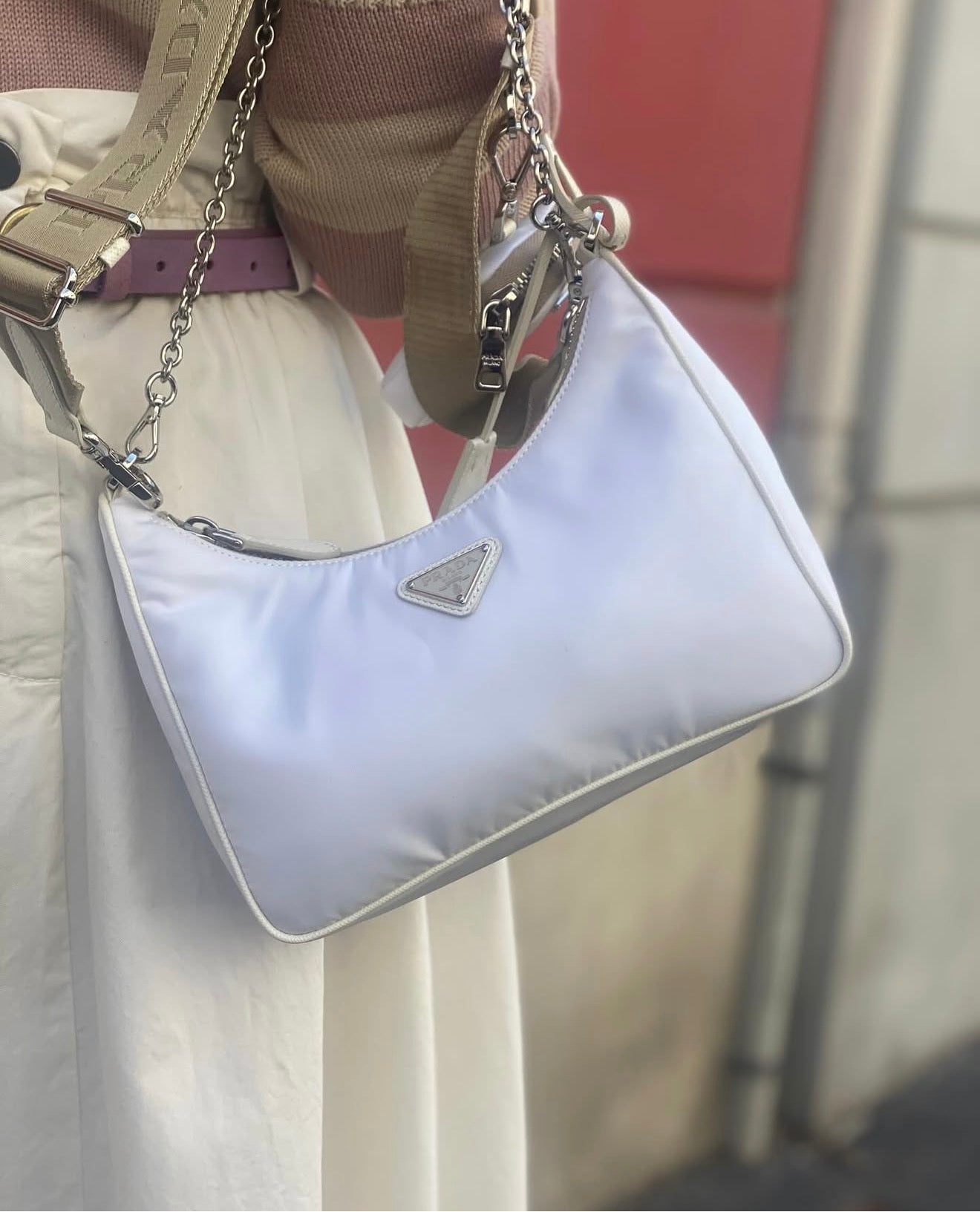 Borsa Prada reedition 2005 bianca