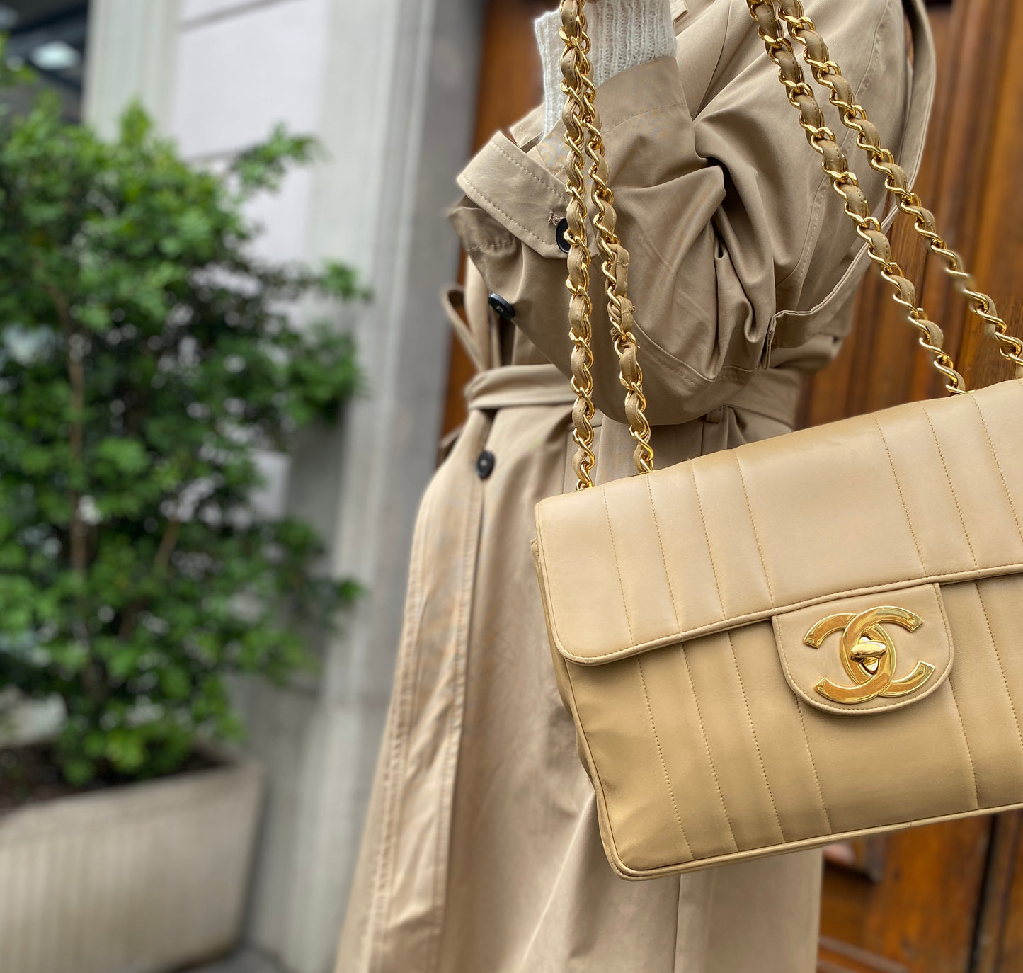 CHANEL MAXI JUMBO PELLE