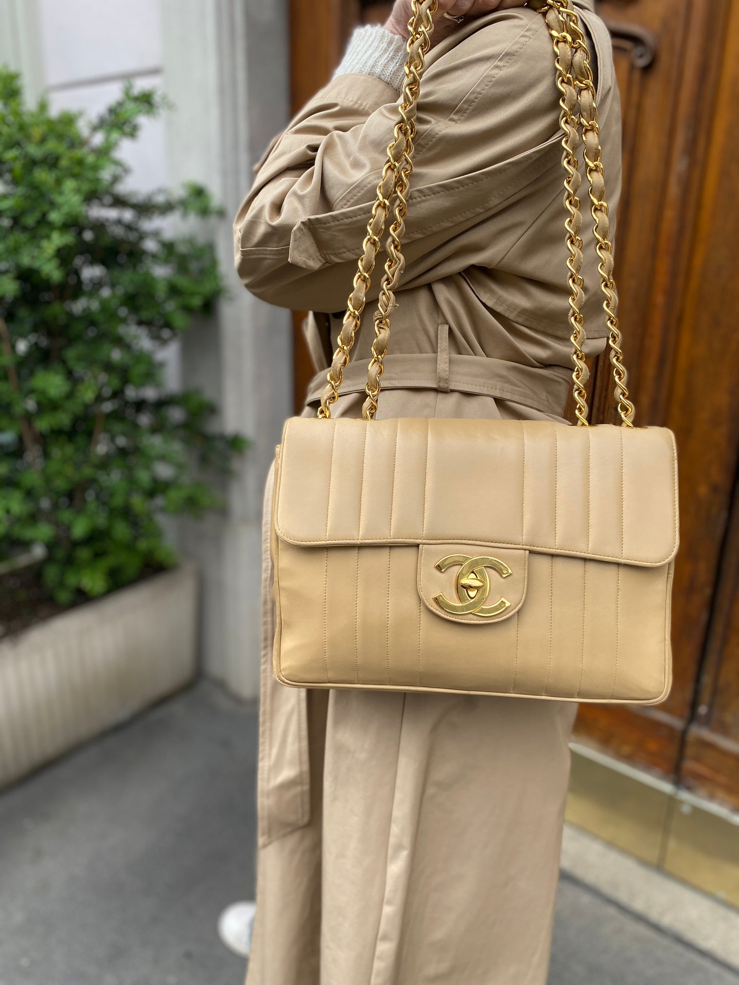 CHANEL MAXI JUMBO PELLE