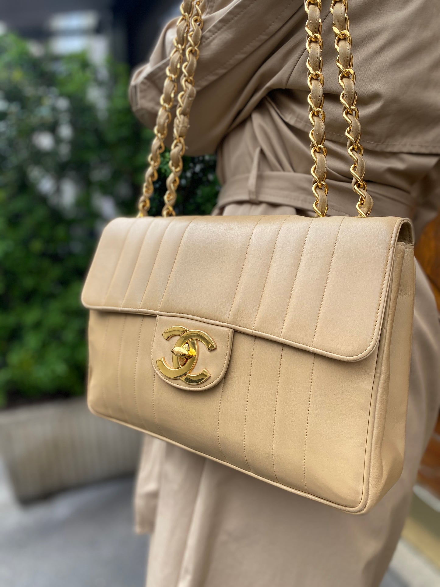 CHANEL MAXI JUMBO PELLE