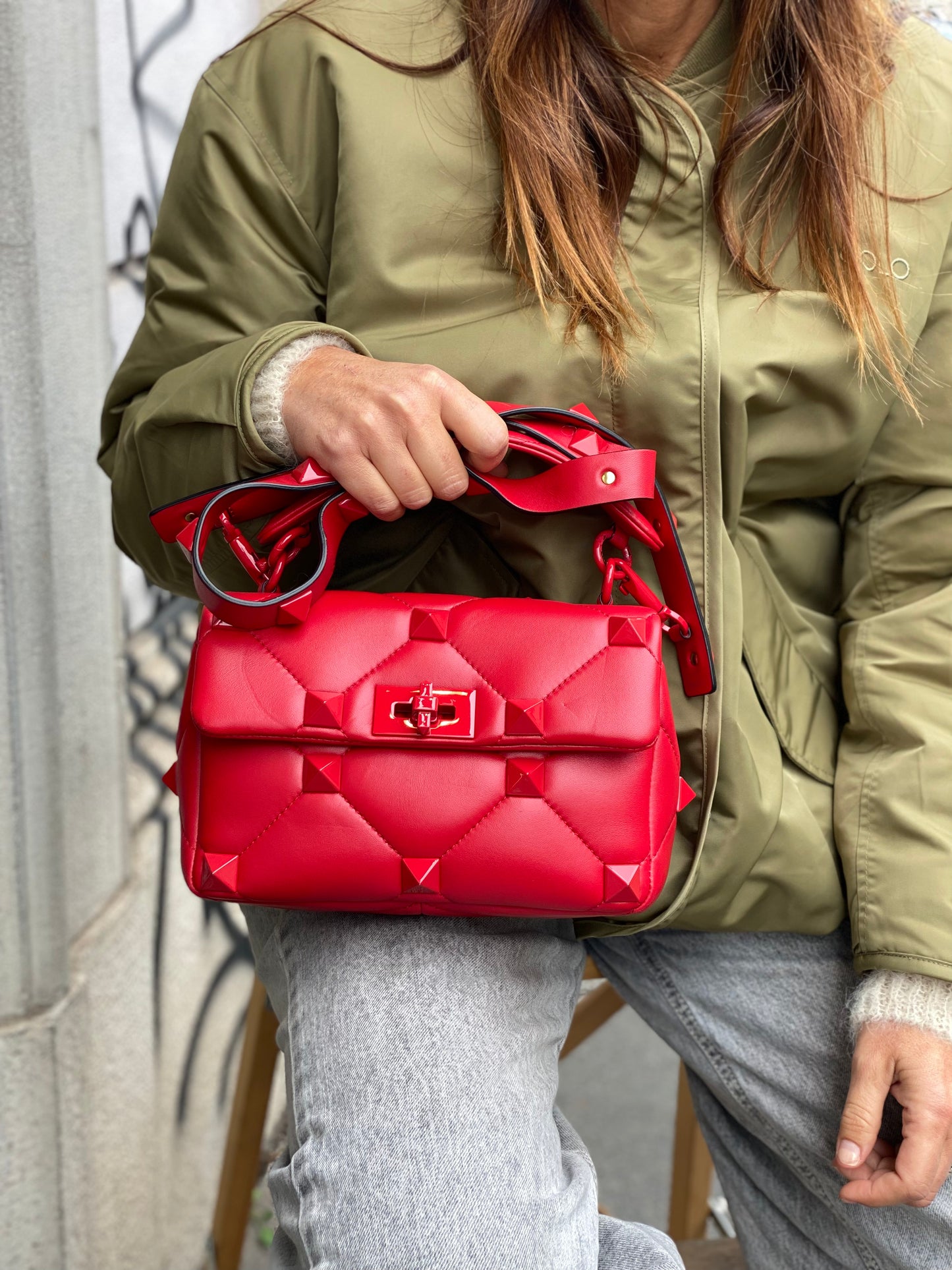 BORSA VALENTINO ROMAN STUD