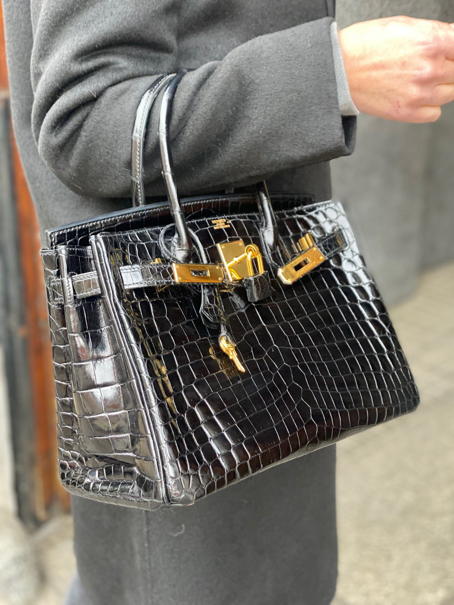 BIRKIN HERMES IN COCCODRILLO