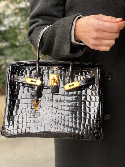 BIRKIN HERMES IN COCCODRILLO