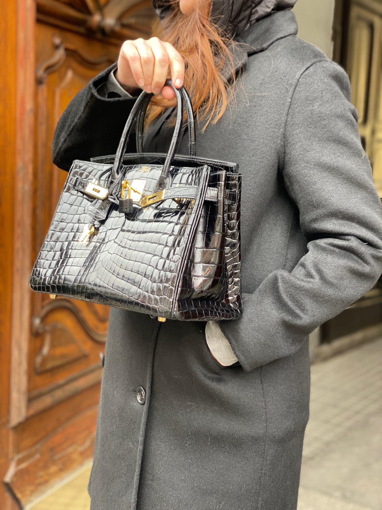 BIRKIN HERMES IN COCCODRILLO