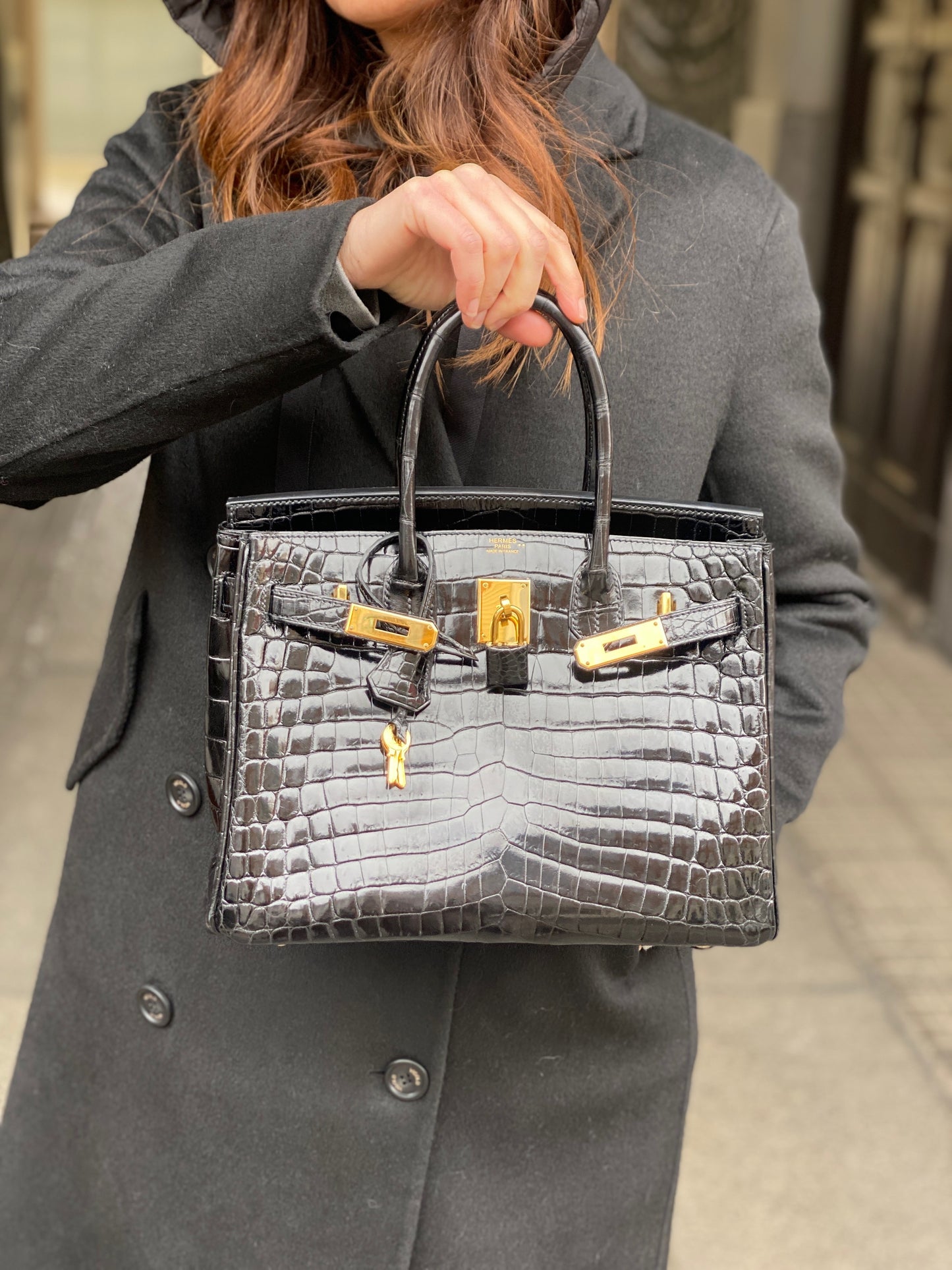 BIRKIN HERMES IN COCCODRILLO